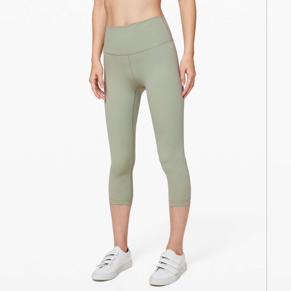 Lululemon Wunder Under Crop (High-Rise) *Full-On Luxtreme 21"Sea Moss